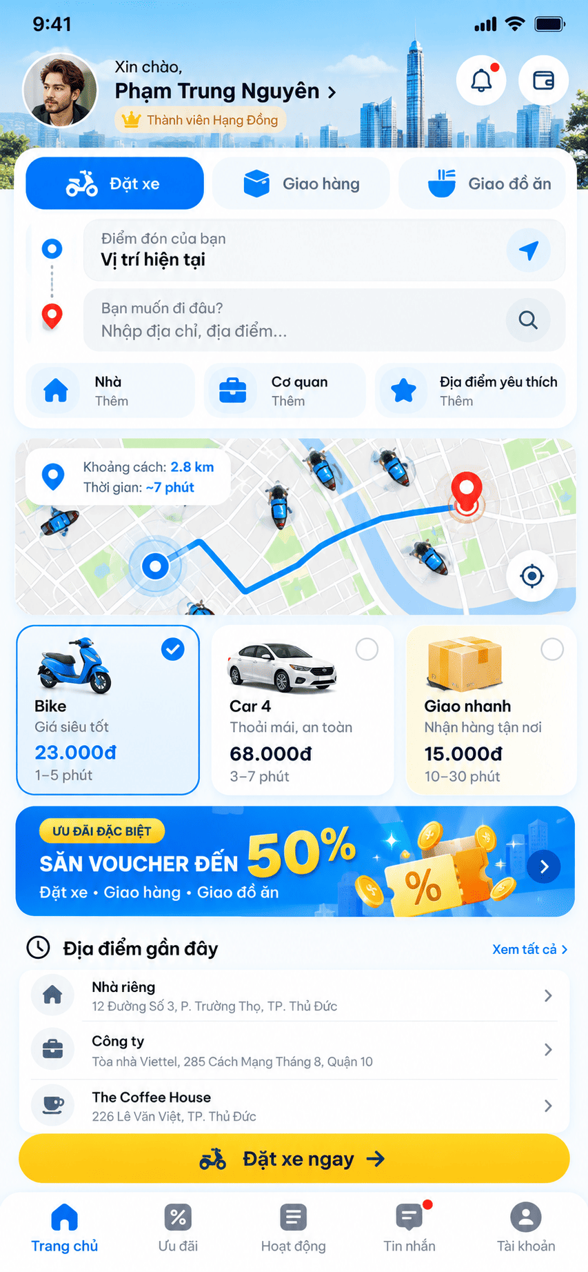 Ứng Dụng gọi xe VnShip